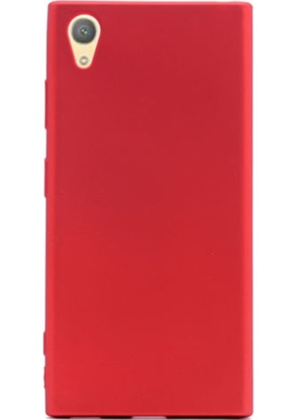 Jopus Sony Xperia XA1 Plus Mat Premium Silikon Kılıf - Kırmızı