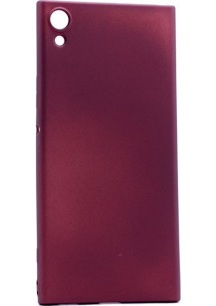 Jopus Sony Xperia XA1 Mat Premium Silikon Kılıf - Bordo