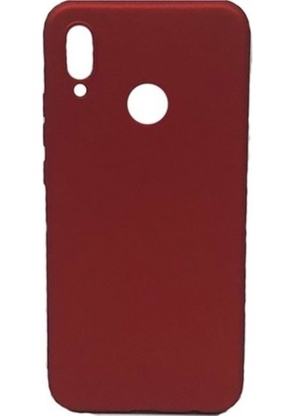 Jopus Xioami Mi 8 SE Mat Premium Silikon Kılıf - Bordo