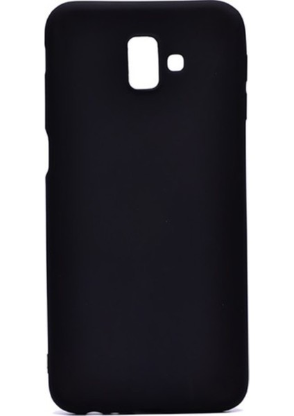 Jopus Samsung Galaxy J6 Plus Mat Premium Silikon Kılıf - Siyah + Nano Ekran Koruyucu