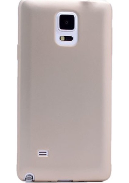 Jopus Samsung Galaxy Note 3 Mat Premium Silikon Kılıf - Gold + Nano Ekran Koruyucu