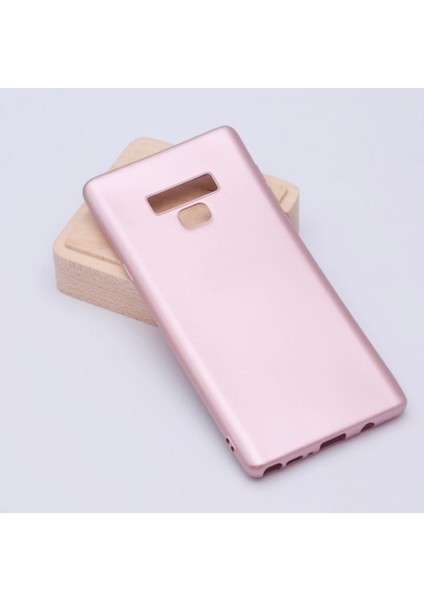 Jopus Samsung Galaxy Note 9 Mat Premium Silikon Kılıf - Rose + Full Body Ekran Koruyucu