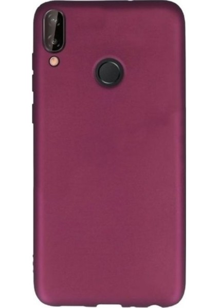 Jopus Huawei Honor Play Mat Premium Silikon Kılıf - Bordo + Nano Ekran Koruyucu