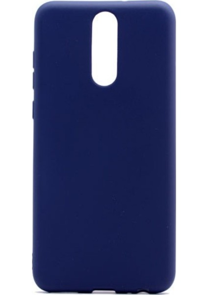 Jopus Huawei Mate 10 Lite Mat Premium Silikon Kılıf - Lacivert + Nano Ekran Koruyucu