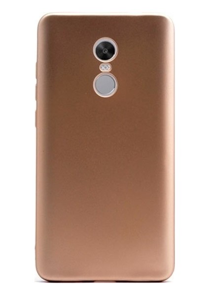 Jopus LG K9 2018 Mat Peremium Silikon Kılıf - Gold + Nano Ekran Koruyucu