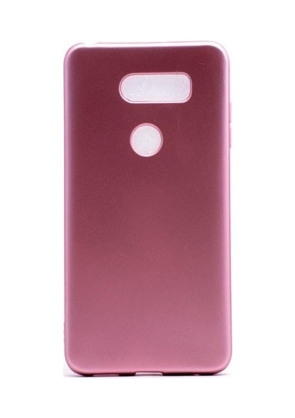 Jopus LG K9 2018 Mat Peremium Silikon Kılıf - Rose + Nano Ekran Koruyucu