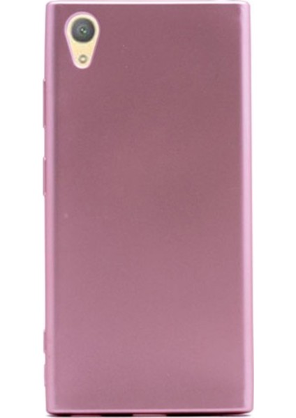 Jopus Sony Xperia XA1 Plus Mat Premium Silikon Kılıf - Rose + Nano Ekran Koruyucu