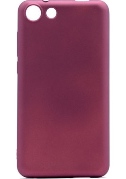 Jopus Vestel Venüs V4 Mat Premium Silikon Kılıf - Bordo + Nano Ekran Koruyucu