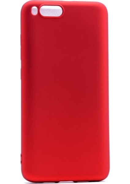 Jopus Xioami Mi 6 Mat Premium Silikon Kılıf - Kırmızı + Nano Ekran Koruyucu