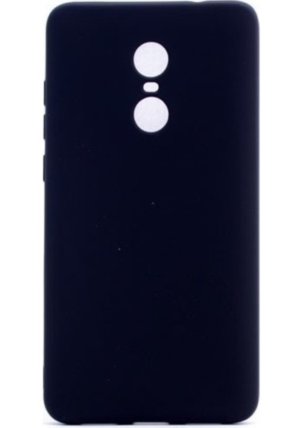 Jopus Xioami Redmi 5 Plus Mat Premium Silikon Kılıf - Siyah + Nano Ekran Koruyucu