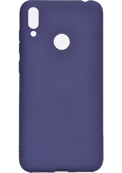Jopus Huawei Y7 Prime 2019 Mat Premium Silikon Kılıf - Lacivert