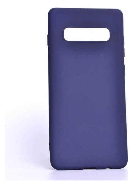 Jopus Samsung Galaxy S10 Mat Premium Silikon Kılıf - Lacivert