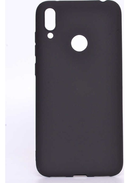 Jopus Huawei Y7 Prime 2019 Mat Premium Silikon Kılıf - Siyah + Nano Ekran Koruyucu