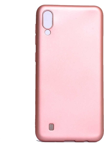 Jopus Samsung Galaxy M10 Mat Premium Silikon Kılıf - Rose + Nano Ekran Koruyucu