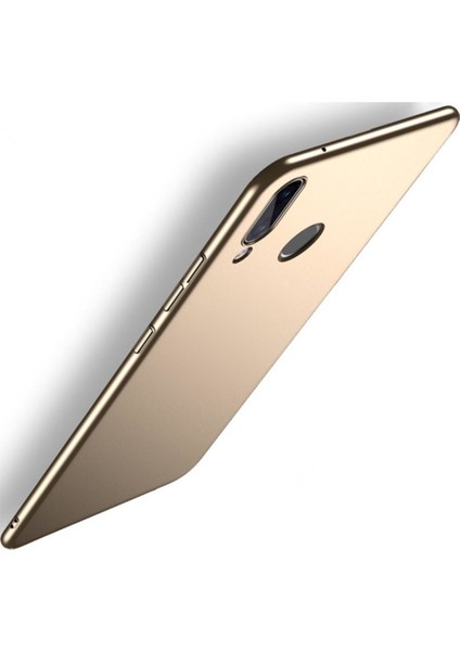 Jopus Huawei P20 Pro Mat Premium Silikon Kılıf - Gold + 5D Nano Ekran Koruyucu