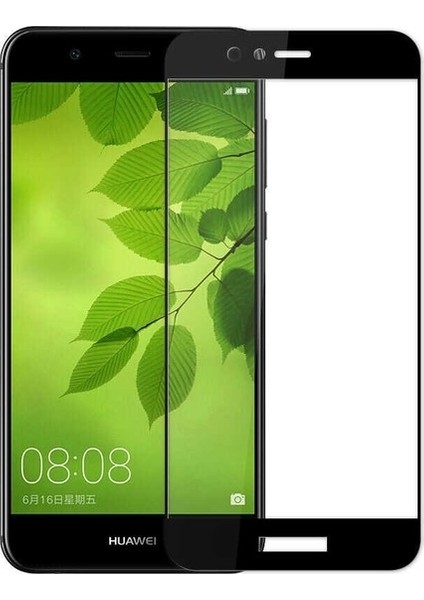 Jopus Huawei Y7 2018 Mat Premium Silikon Kılıf - Siyah + 5D Nano Ekran Koruyucu