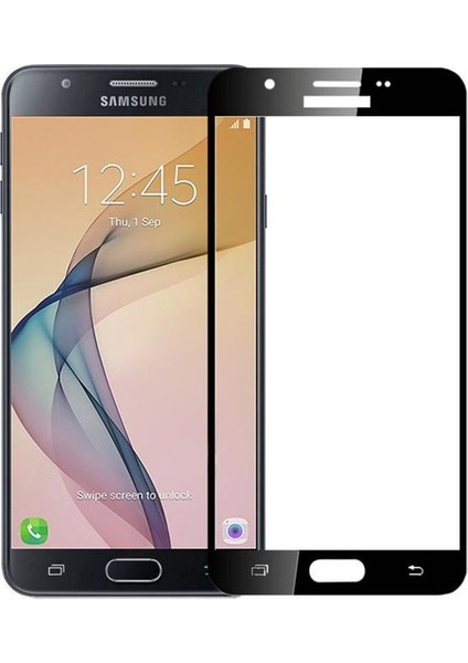 Jopus Samsung Galaxy J7 Prime Mat Premium Silikon Kılıf - Rose + 5D Nano Ekran Koruyucu Siyah