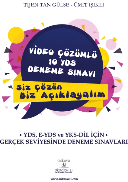 Video Çözümlü 10 YDS Deneme Sınavı