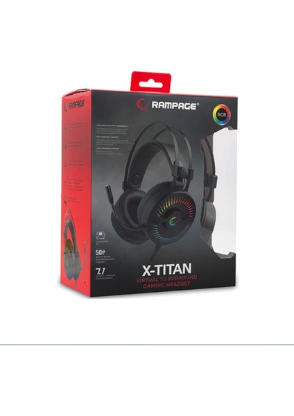 Rm-2019G X-Tıtan Rgb 7.1 Usb Kulaklık