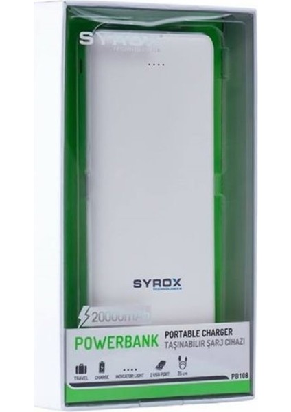 Pb108 20000 Mah Slim Powerbank