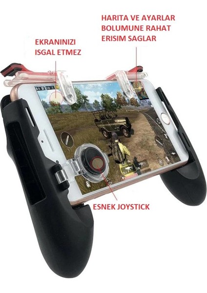 Pubg Gamepad Tetik Joystick Oyun Konsol Ateş Düğme Seti