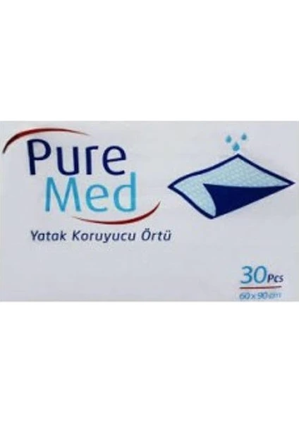 Pure Med  60 x 90 cm Yatak Koruyucu 30 Adet