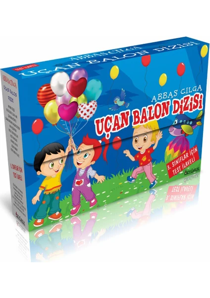 Uçan Balon Dizisi 3. Sınıflar İçin Hikaye Seti 10 Kitap Testli