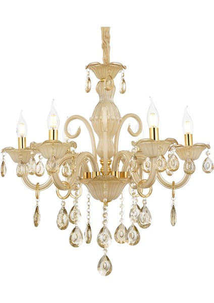 6027-6 CAM KOL AVİZE