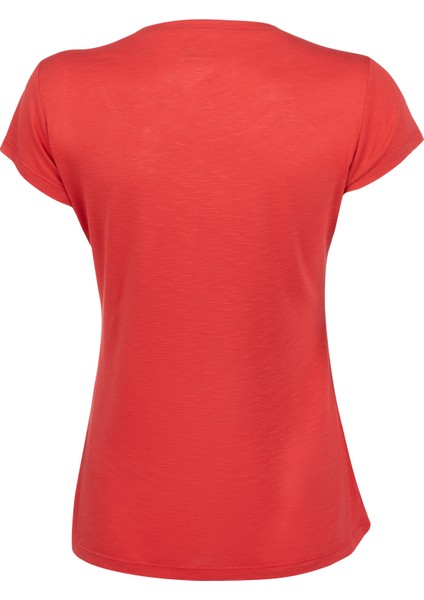 Basic Kısa Kollu T-Shirt Coral