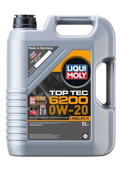 Liqui Moly 0W20 Top Tec 6200 5 Litre Motor Yağı (20789) ( Üretim Yılı: 2023 )