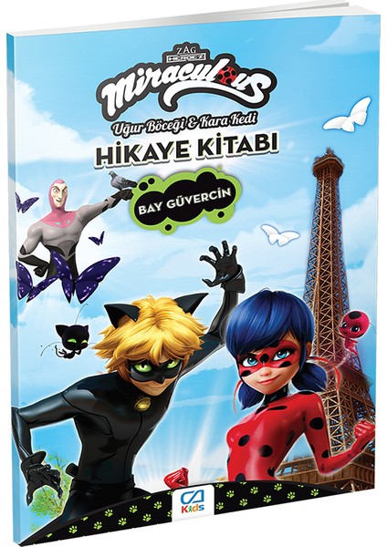 Miraculous Uğur Böceği & Kara Kedi Bay Güvercin Hikaye Kitabı