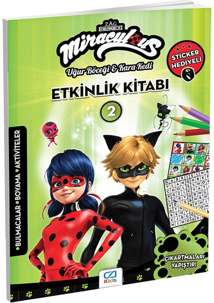 Miraculous Uğur Böceği & Kara Kedi Etkinlik Kitabı 2