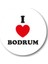 I Love Bodrum Sticker Etiket 3 x 3 cm 20li 1