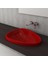 Etna Tezgah Üstü Lavabo 58 Cm - Parlak Kirmizi 1