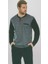 Uzun Kollu Jakarlı Erkek Pijama Takımı 5280 Lacivert 1