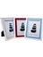 10 x 15cm Koton Desenli Metal Fotoğraf Çerçevesi "Kırmızı" 5