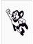 Super Mouse Araba Arma Sticker 1