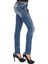 Cipo&Baxx WD168 Dikiş Detaylı Düğmeli Slim Fit Bayan Mavi Jean 4