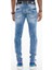 Cipo&Baxx CD505 Denim Legend Dekoratif Dikişli Mavi Erkek Jeans 4