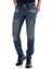 Cipo&Baxx CD492 Eskimiş Slim Fit Dar Koyu Mavi Erkek Pantolon 2