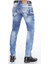 Cipo&Baxx CD394 Slim Fit Yıkamalı Mavi Jeans Erkek Kot Pantolon 2