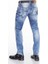 Cipo&Baxx CD394 Slim Fit Yıkamalı Mavi Jeans Erkek Kot Pantolon 3