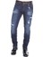 Cipo&Baxx CD392 Zincirli Yırtık Dar Paça Lacivert Erkek Jeans 1