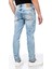 Cipo&Baxx CD319X Buz Mavisi Dar Paça Erkek Jean Kot Pantolon 4