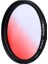 Nikon 18-140mm Lens için 67mm Kademeli Degrade Red Kırmızı Efekt Filtre 1