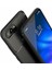 Jopus Xioami Mi 8 Kılıf Karbon Desenli Lux Negro Silikon + Cam Ekran Koruyucu 2