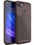 Jopus Xioami Mi 8 Kılıf Karbon Desenli Lux Negro Silikon + Cam Ekran Koruyucu 1