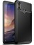 Jopus Xioami Mi Max 3 Kılıf Karbon Desenli Lux Negro Silikon + Cam Ekran Koruyucu 1