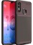Jopus Huawei P Smart 2019 Kılıf Karbon Desenli Lux Negro Silikon + Cam Ekran Koruyucu 1