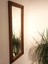 -Doğal Ahşap Dekoratif Duvar Salon Ofis Boy Ayna 50x110 Ceviz 1